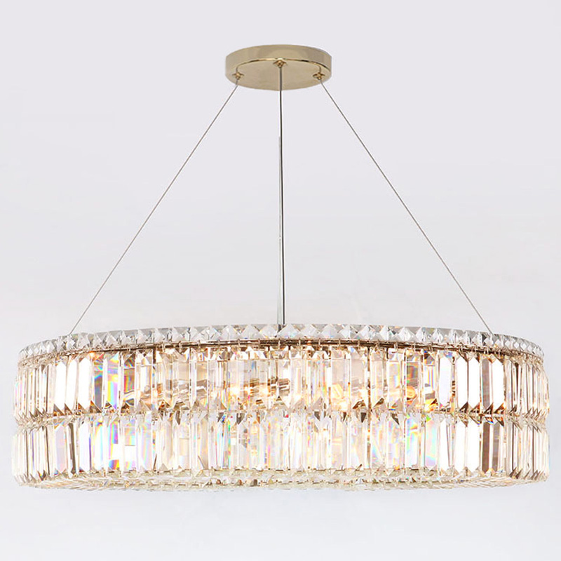 Люстра Darleen Crystal Gold Chandelier 17 Золотой Прозрачный (Transparent) в Сочи | Loft Concept 