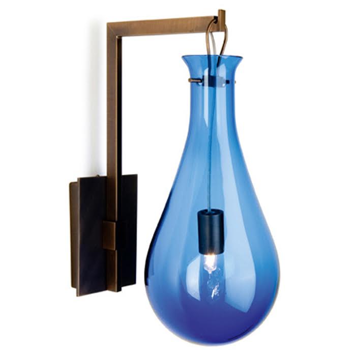 Бра Patrick Naggar Bubble Sconce blue Синий Черный в Сочи | Loft Concept 