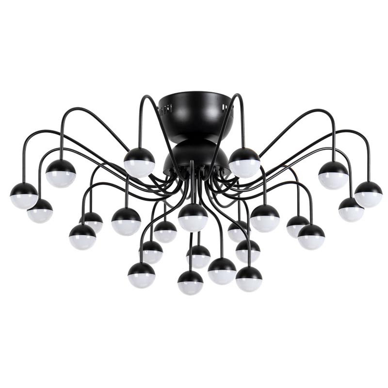 Потолочная люстра Vilelme Chandelier black Черный в Сочи | Loft Concept 