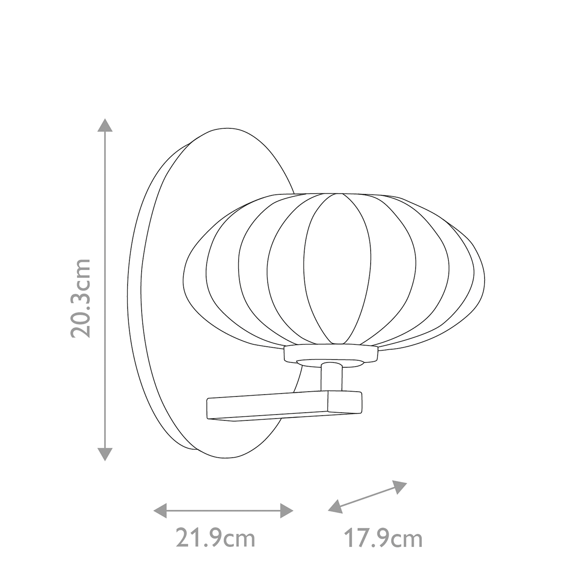  Бра с круглым плафон из матового белого стекла Kichler в Сочи