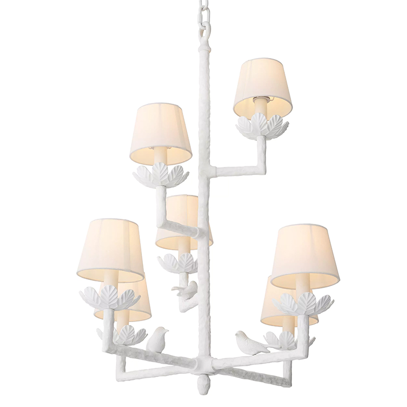 Люстра Eichholtz Chandelier Nature Белый Люстра Eichholtz Chandelier Nature Белый в Сочи | Loft Concept