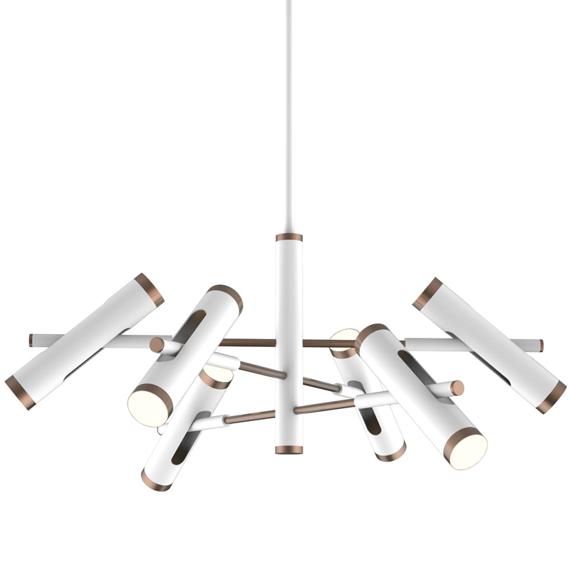 Люстра Rainer Chandelier white Белый Золотой в Сочи | Loft Concept 