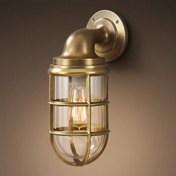 Бра RH STARBOARD wall lamp brass Латунь в Сочи | Loft Concept 