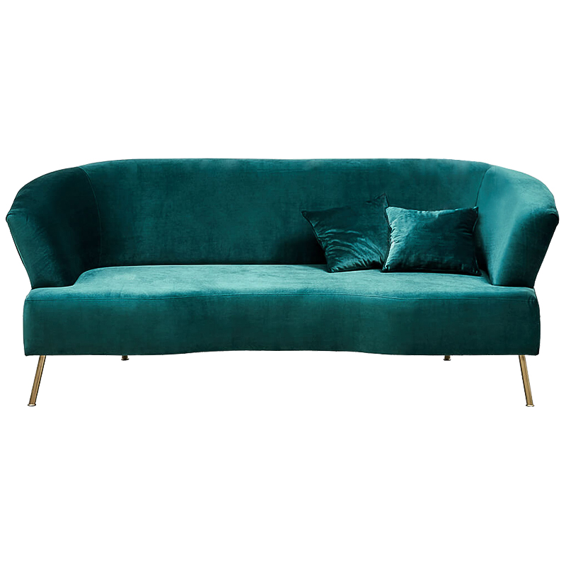 Диван Isis Sofa Turquoise Бирюзовый Золотой в Сочи | Loft Concept 