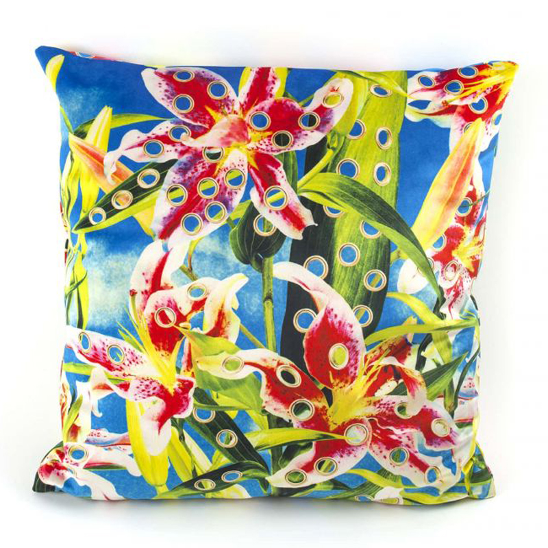 Подушка Seletti Cushion Flower with holes Мульти в Сочи | Loft Concept 