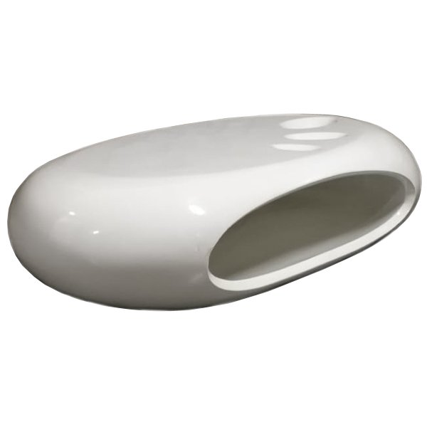 Кофейный стол Oval Capsule Белый в Сочи | Loft Concept 