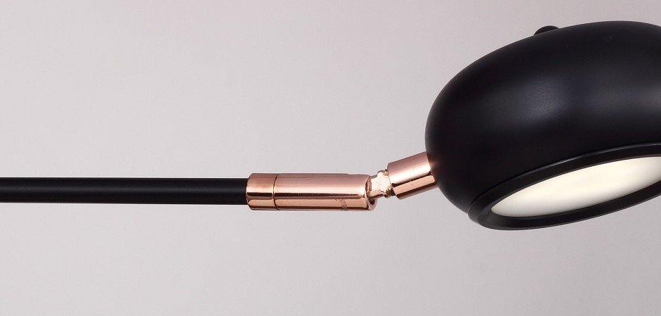 Люстра Curved Stix Chandelier 6 Black - Loft-Concept в Сочи