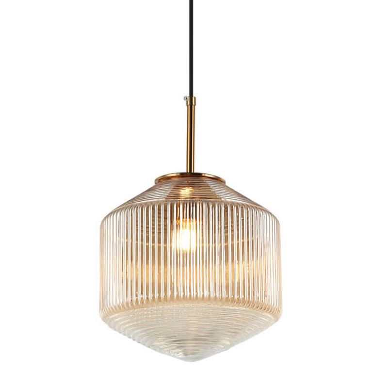 Подвесной светильник Clear Glass Pendant gold Бронза Золотой в Сочи | Loft Concept 