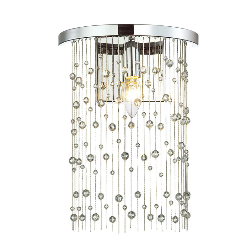 Бра Hailstorm Rain Wall lamp chrome Прозрачный (Transparent) Хром в Сочи | Loft Concept 