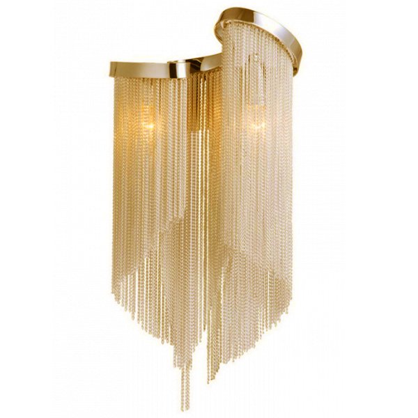 Бра Atlantis Chain Wall Lamp GOLD Золотой в Сочи | Loft Concept 