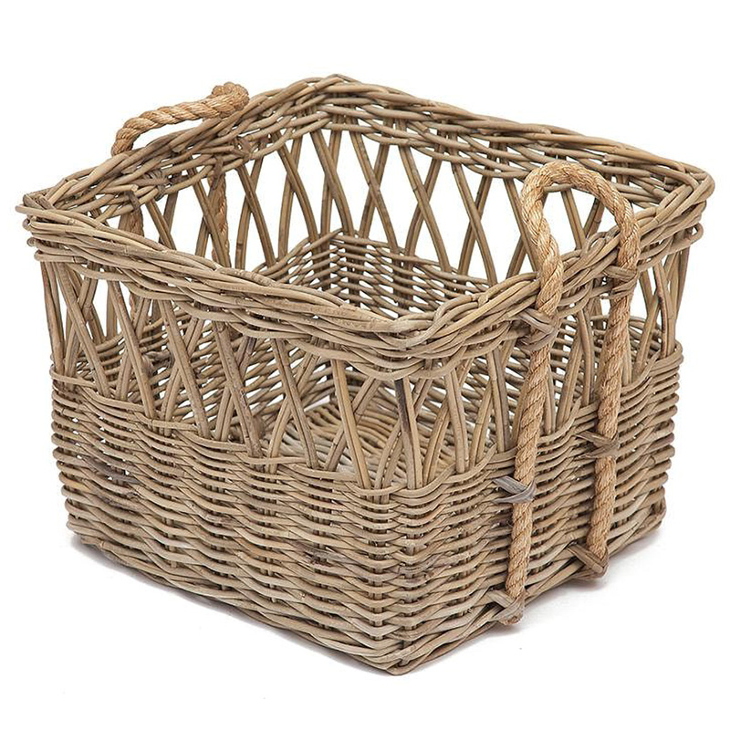 Корзина из ротанга Rattan Wicker Basket Древесина в Сочи | Loft Concept 