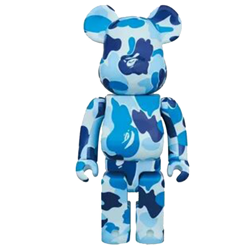 Статуэтка Bearbrick Camouflage Blue Синий Голубой в Сочи | Loft Concept 