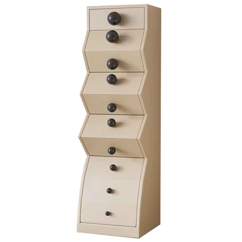 Комод Garton Wooden Forms Chest Of Drawers Beige Бежевый Черный в Сочи | Loft Concept 