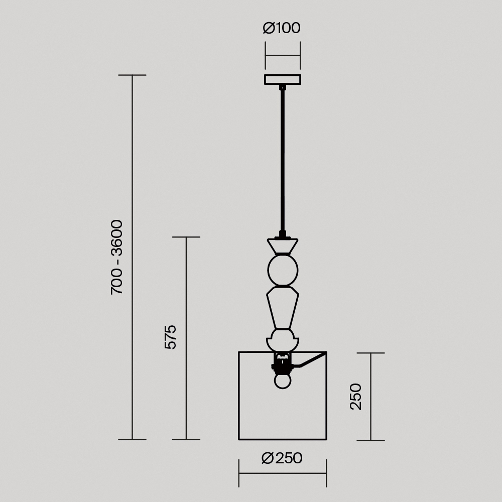 Подвесной светильник Comforty Е27*1 в Сочи