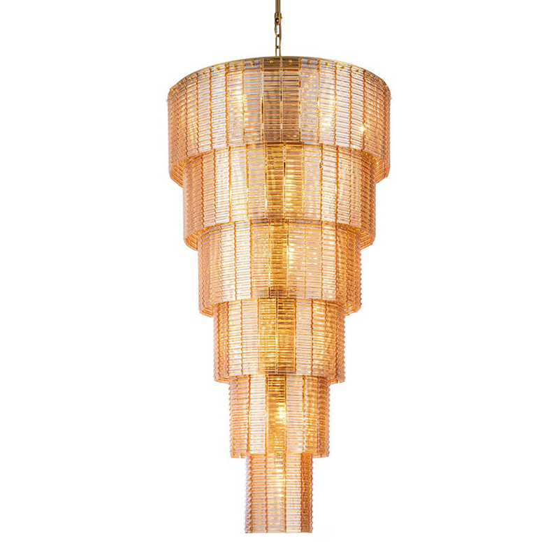 Люстра Branwen Amber Chandelier 71 Золотой Янтарный в Сочи | Loft Concept 