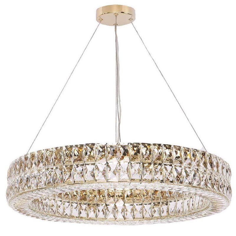 Люстра Crystal Regena Gold Chandelier 10 Золотой Прозрачный (Transparent) в Сочи | Loft Concept 