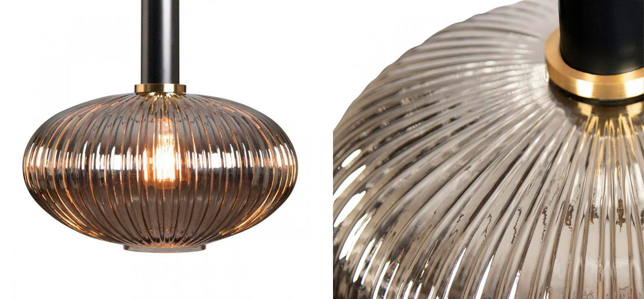 Подвесной светильник Ferm Living chinese lantern Smoke Black 33 см - фото