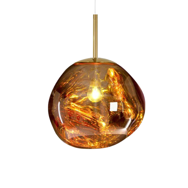 Подвесной светильник Tom Dixon Melt Pendant Gold Золотой Янтарь (Amber) в Сочи | Loft Concept 