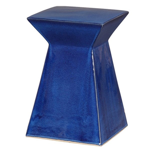 Керамический табурет Upright Garden Stool - Blue Синий в Сочи | Loft Concept 