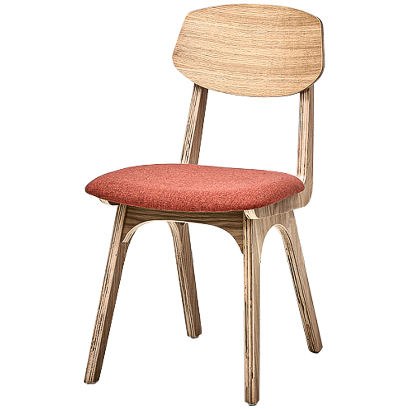 Стул Ailde Stool coral Древесина Коралловый в Сочи | Loft Concept 