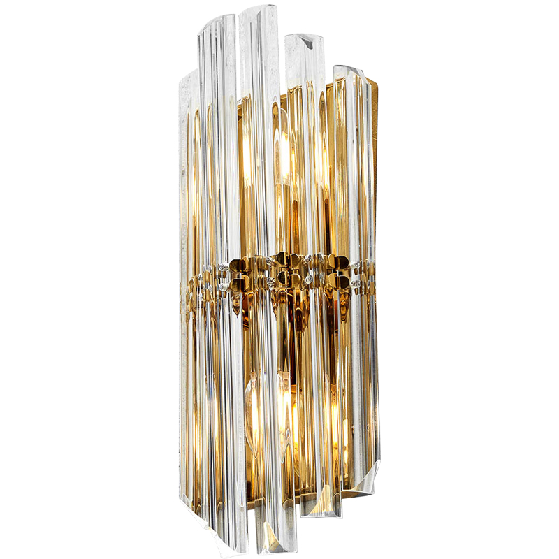 Бра Luxxu Glass Sconce Золотой Прозрачное Стекло в Сочи | Loft Concept 