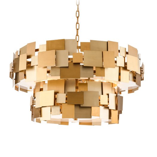 Люстра Gold Plate Chandelier 8  в Сочи | Loft Concept 