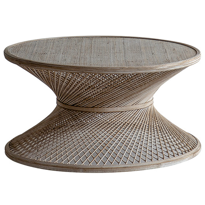 Кофейный стол Zaire Wicker Coffee Table Light Древесина в Сочи | Loft Concept 