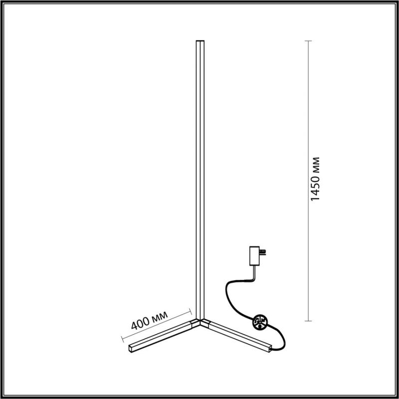 Торшер Светодиодный Trumpet tube 145см в Сочи