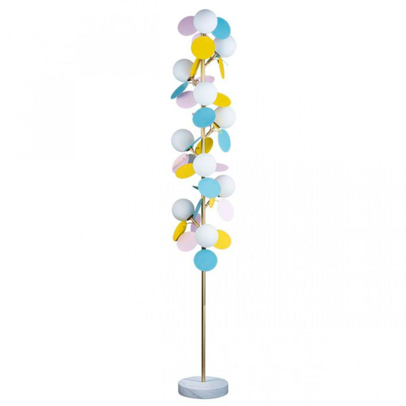 Торшер MATISSE Floor Lamp multicolor Мульти Золотой Белый в Сочи | Loft Concept 