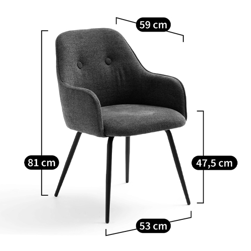 Кресло обеденное на металлических ножках Mazzi Chair в Сочи