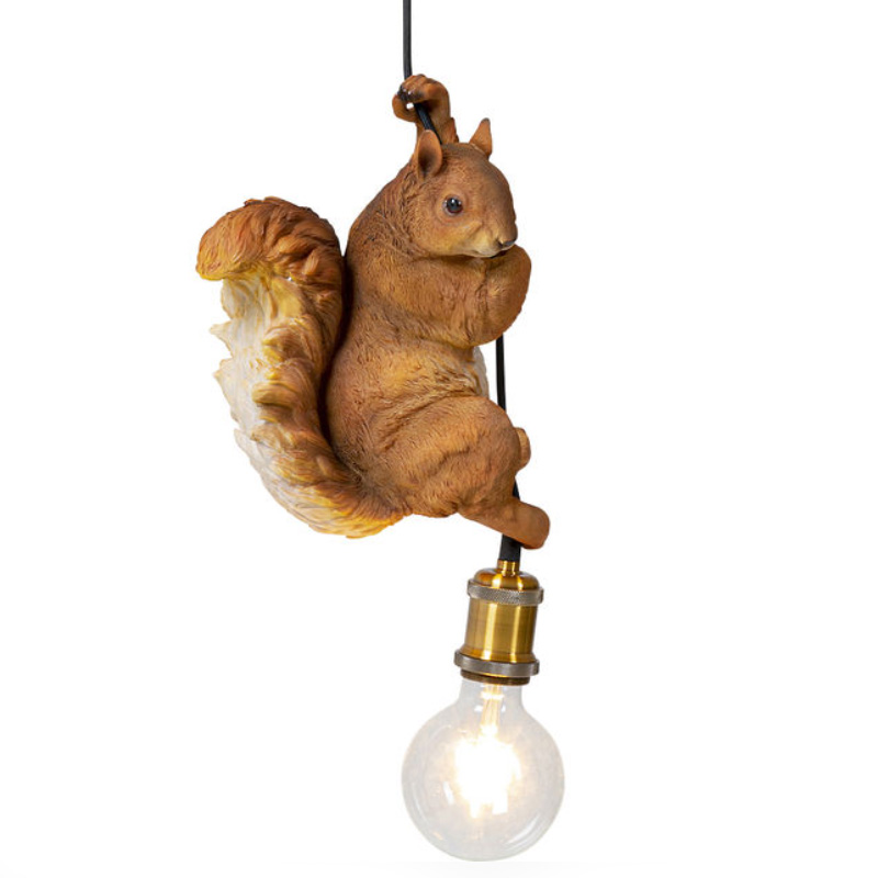 Подвесной светильник Белка Red Squirrel Коричневый в Сочи | Loft Concept 