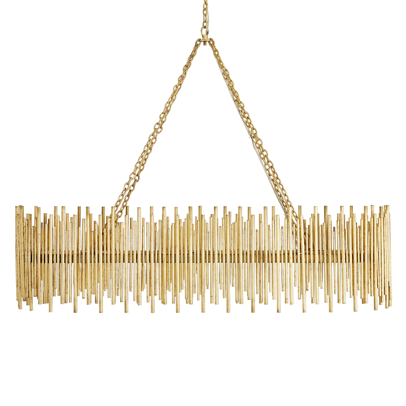 Люстра Arteriors PRESCOTT OVAL CHANDELIER Золотой в Сочи | Loft Concept 