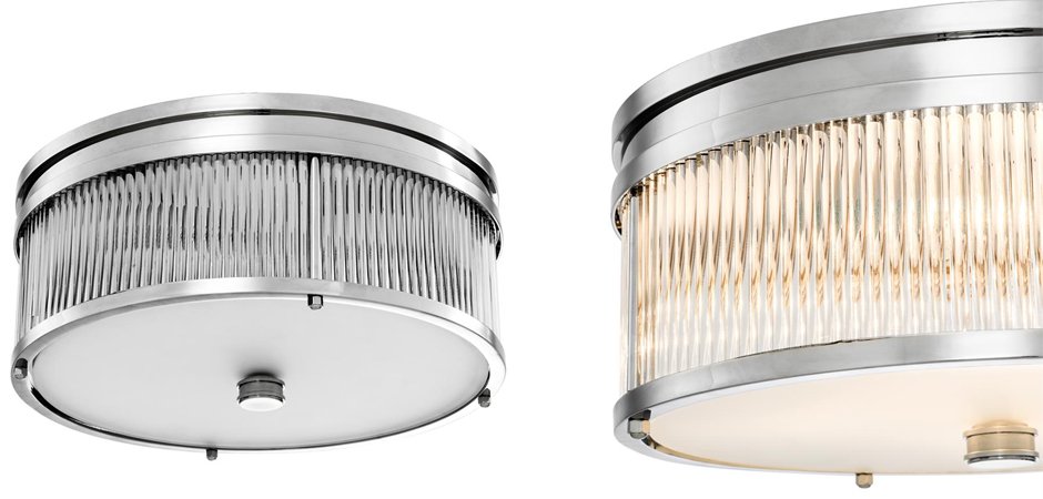 Потолочный светильник Ceiling Lamp Stamford Nickel - Loft-Concept в Сочи