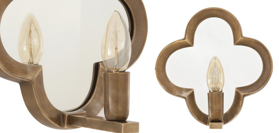 Бра Eichholtz Wall Lamp West Lake Brass - Loft-Concept в Сочи