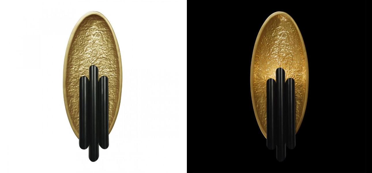Бра Corrugation Gold 37 см - фото