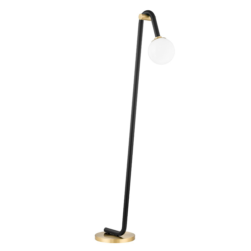 Торшер Paulson floppy floor lamp gold Черный Золотой в Сочи | Loft Concept 