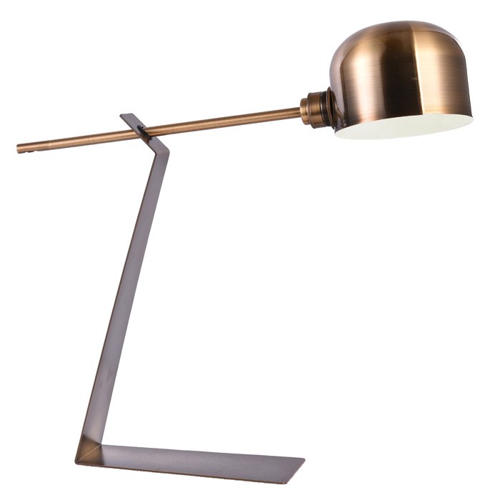 Рабочая лампа Brass Loft Table Lamp II Латунь в Сочи | Loft Concept 