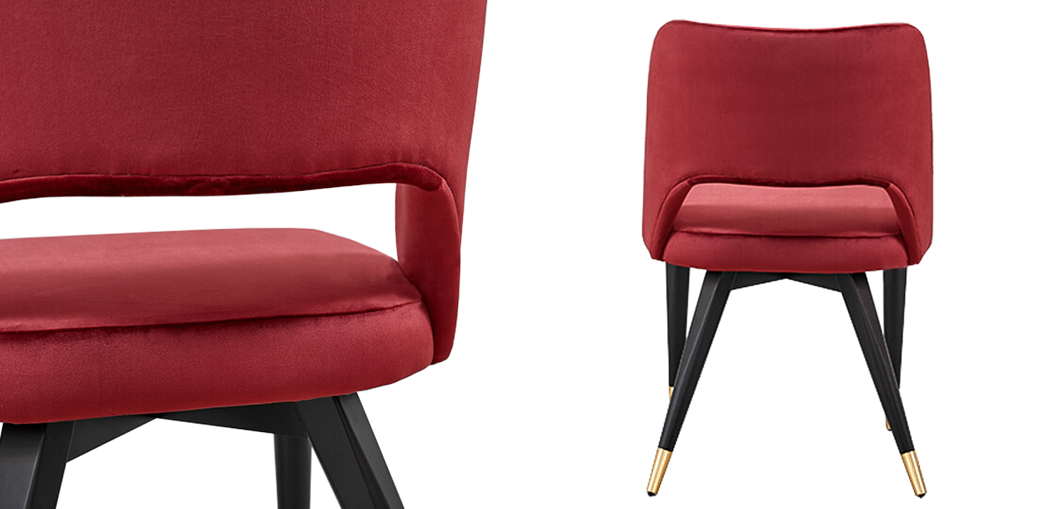 Стул Neasan Stool crimson - фото №1