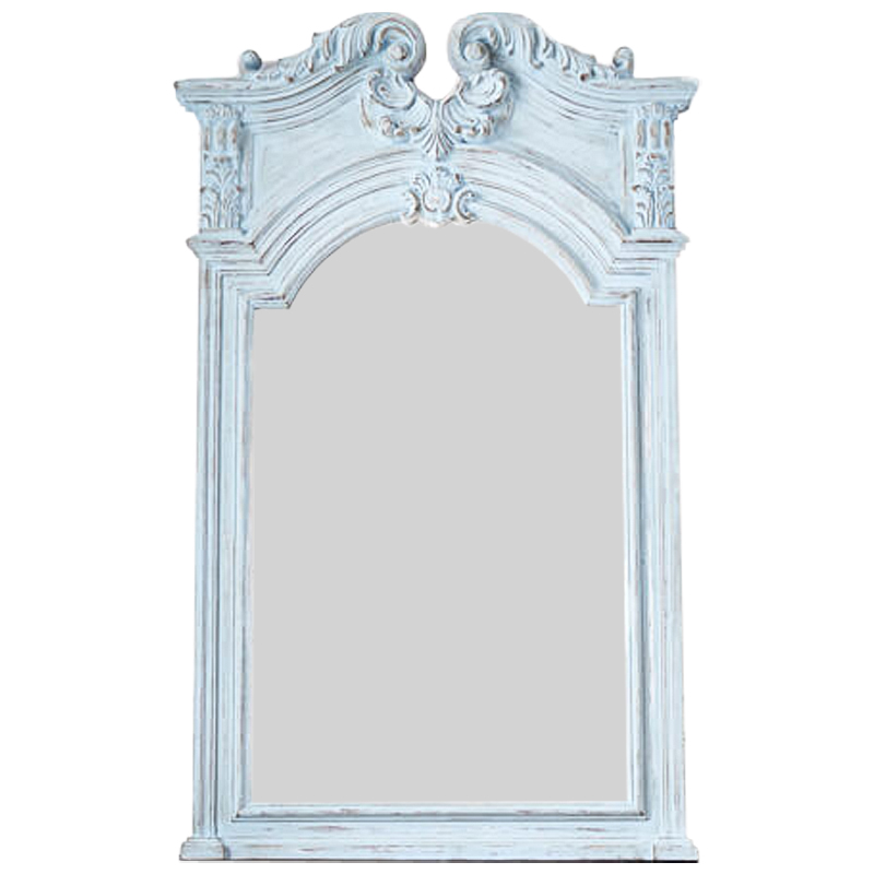 Зеркало Lupescu Mirror Pastel Blue Винтажный голубой в Сочи | Loft Concept 