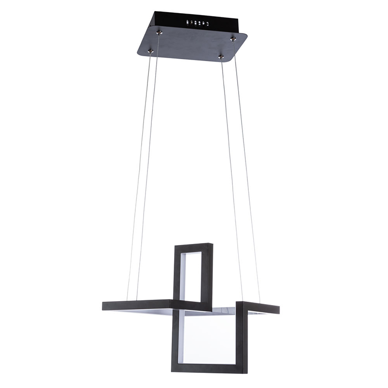 Люстра Esther Geometric Black Chandelier Черный в Сочи | Loft Concept 