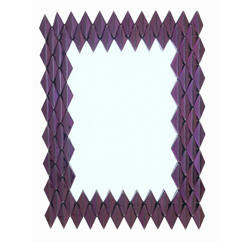 Зеркало Purple Rhombuses Mirror Фиолетовый в Сочи | Loft Concept 