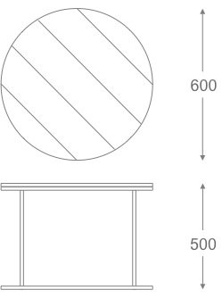 Стол Loft Wooden Round в Сочи