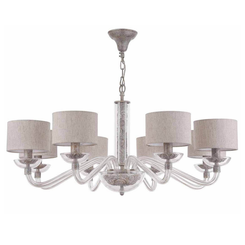 Люстра Sabella Light Chandelier 8 lamp Серый в Сочи | Loft Concept 