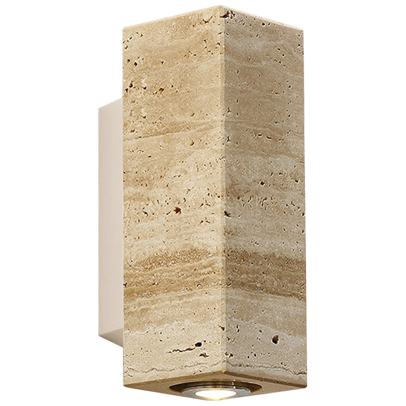 Бра Travertine Spot Wall Lamp Бежевый Песочный Белый в Сочи | Loft Concept 