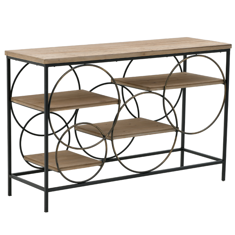 Консоль Circles Loft Console Черный Бежево-серый в Сочи | Loft Concept 