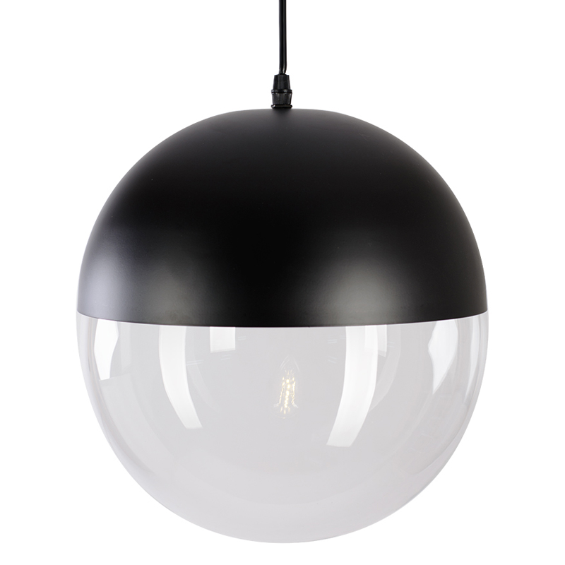 Подвесной светильник pendant lamp SPHERE 1 Черный Прозрачное Стекло в Сочи | Loft Concept 