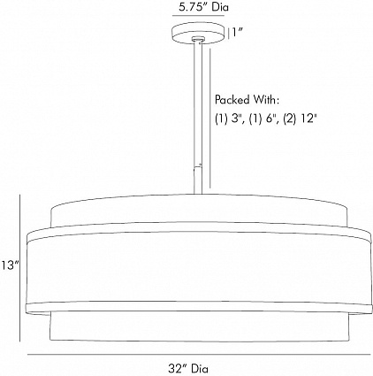 Люстра Arteriors UTTERSON CHANDELIER в Сочи