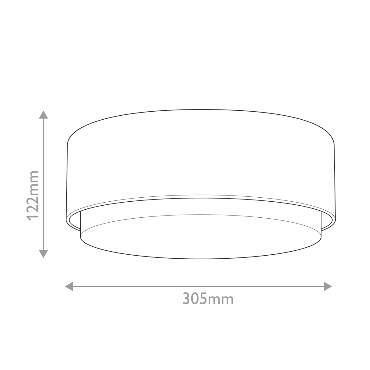 Потолочный светильник круглой формы с белым матовым плафоном Hinkley в Сочи