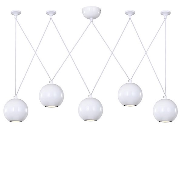 Подвесной светильник Multisphere Pendant White 5  в Сочи | Loft Concept 