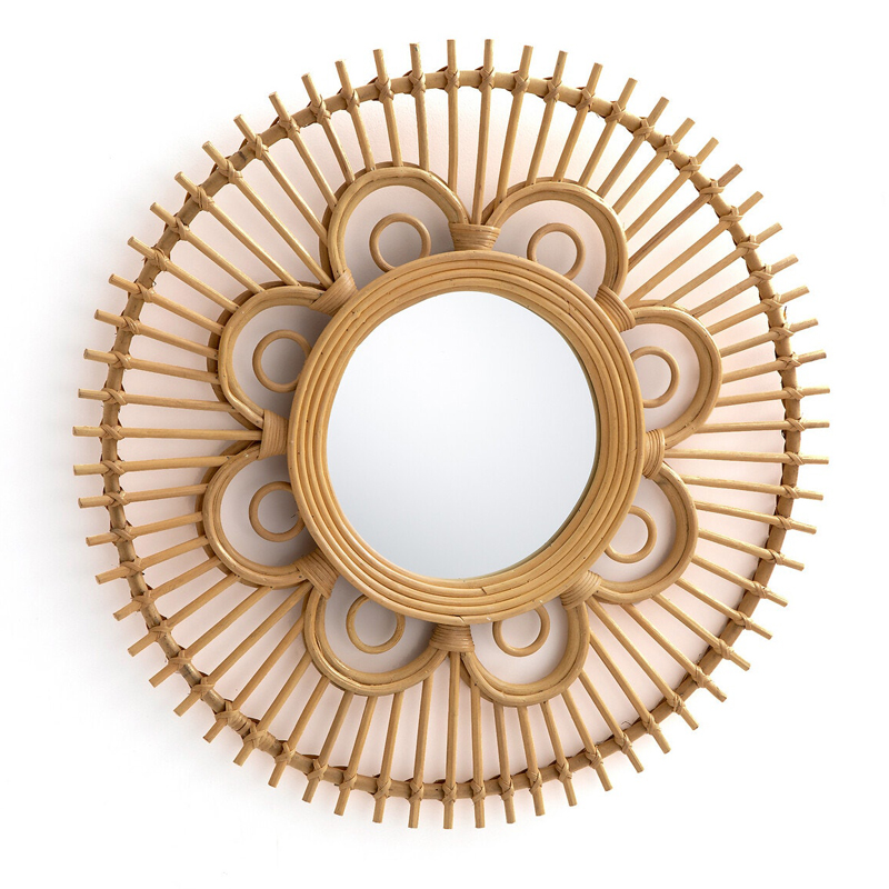 Зеркало Mirror Rattan Round D65  в Сочи | Loft Concept 